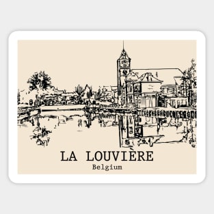 La Louvière - Belgium Sticker